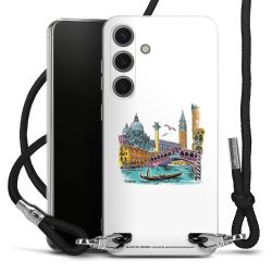 New Carry Case Transparent Stoff schwarz/silber