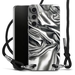 New Carry Case Transparent Stoff schwarz/silber