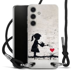 New Carry Case Transparent Stoff schwarz/silber