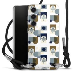 New Carry Case Transparent Stoff schwarz/silber