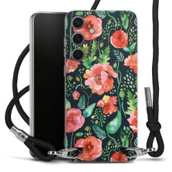 New Carry Case Transparent Stoff schwarz/silber