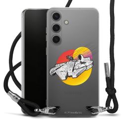 New Carry Case Transparent Stoff schwarz/silber