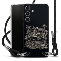 Carry Case Stoff schwarz/silber