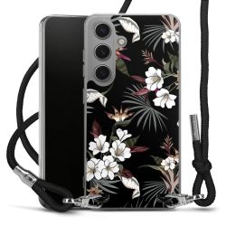 New Carry Case Transparent Stoff schwarz/silber