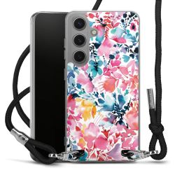 New Carry Case Transparent Stoff schwarz/silber