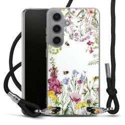 New Carry Case Transparent Stoff schwarz/silber