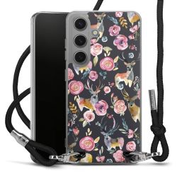 New Carry Case Transparent Stoff schwarz/silber