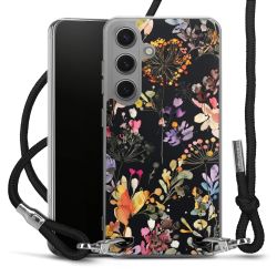 New Carry Case Transparent Stoff schwarz/silber