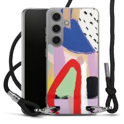 New Carry Case Transparent Stoff schwarz/silber