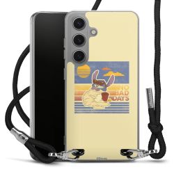 New Carry Case Transparent Stoff schwarz/silber