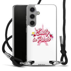 New Carry Case Transparent Stoff schwarz/silber