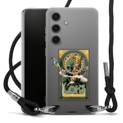 New Carry Case Transparent Stoff schwarz/silber