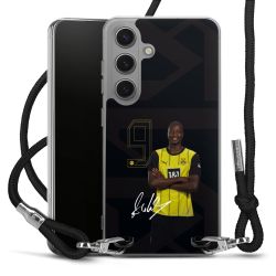 New Carry Case Transparent Stoff schwarz/silber