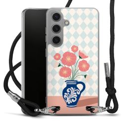 New Carry Case Transparent Stoff schwarz/silber