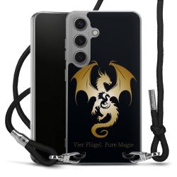 New Carry Case Transparent Stoff schwarz/silber