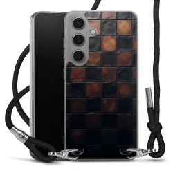 New Carry Case Transparent Stoff schwarz/silber