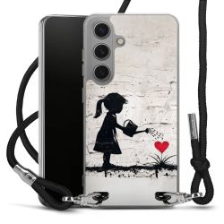 New Carry Case Transparent Stoff schwarz/silber