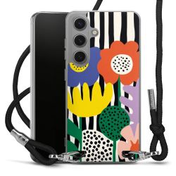 New Carry Case Transparent Stoff schwarz/silber