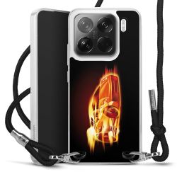 New Carry Case Transparent Stoff schwarz/silber