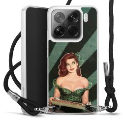 New Carry Case Transparent Stoff schwarz/silber