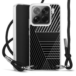 New Carry Case Transparent Stoff schwarz/silber