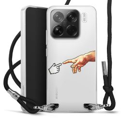 New Carry Case Transparent Stoff schwarz/silber