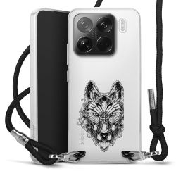 New Carry Case Transparent Stoff schwarz/silber