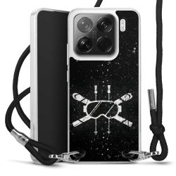 New Carry Case Transparent Stoff schwarz/silber