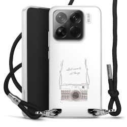 New Carry Case Transparent Stoff schwarz/silber