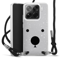 New Carry Case Transparent Stoff schwarz/silber