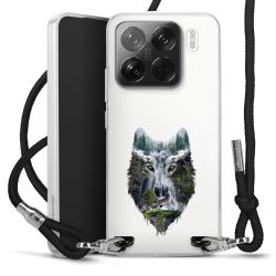 New Carry Case Transparent Stoff schwarz/silber