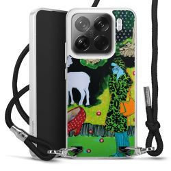 New Carry Case Transparent Stoff schwarz/silber