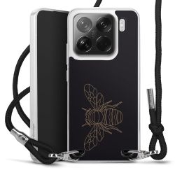 New Carry Case Transparent Stoff schwarz/silber