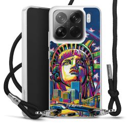 New Carry Case Transparent Stoff schwarz/silber