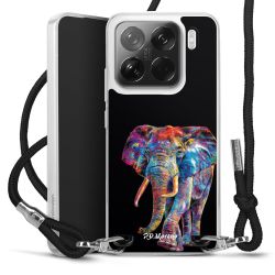 New Carry Case Transparent Stoff schwarz/silber