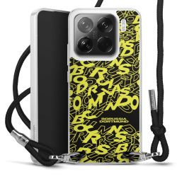 New Carry Case Transparent Stoff schwarz/silber