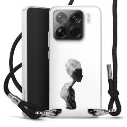 New Carry Case Transparent Stoff schwarz/silber