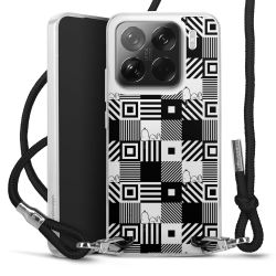 New Carry Case Transparent Stoff schwarz/silber