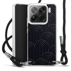 New Carry Case Transparent Stoff schwarz/silber