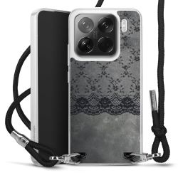 New Carry Case Transparent Stoff schwarz/silber