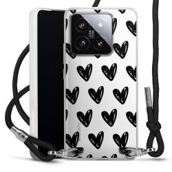 Carry Case Transparent Fabric black/silver