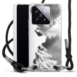 New Carry Case Transparent Stoff schwarz/silber