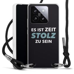 Carry Case Transparent Stoff schwarz/silber