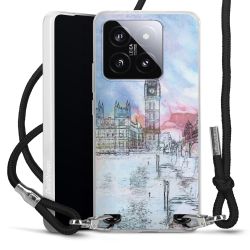 New Carry Case Transparent Stoff schwarz/silber