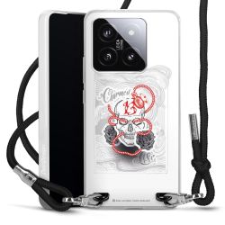 New Carry Case Transparent Stoff schwarz/silber