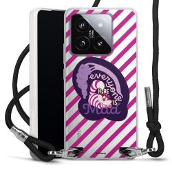 New Carry Case Transparent Stoff schwarz/silber