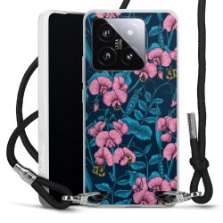 New Carry Case Transparent Stoff schwarz/silber