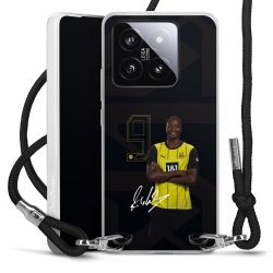 New Carry Case Transparent Stoff schwarz/silber