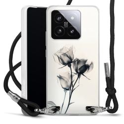 New Carry Case Transparent Stoff schwarz/silber