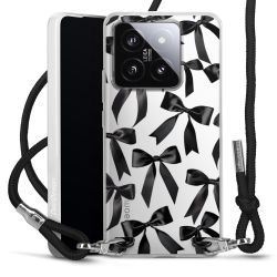 New Carry Case Transparent Stoff schwarz/silber